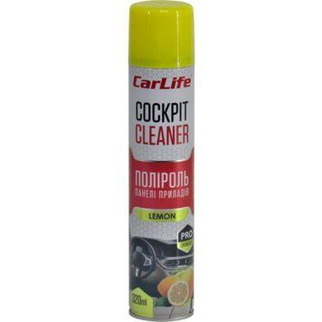 Поліроль торпеди спрей 320ml "Carlife" Cockpit Лимон CF322 (24шт/уп) 00000061481 фото