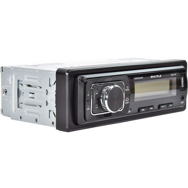 Автомагнітола Shuttle SUD387 (Black/White) USB/SD/знімання. панель/BT/пульт/усил.кач/4х45W 00000048685 фото
