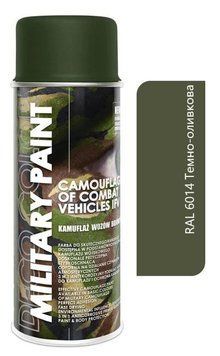 Фарба темно-оливкова 400ml "Deco color" Military Paint Ral 6014 (12шт/уп) 00000062941 фото