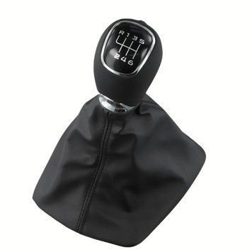Ручка КПП з чохлом Skoda Octаvia II (04-11) шкіра (R6 Speed) New Style FXSKD-26/6 00000070882 фото