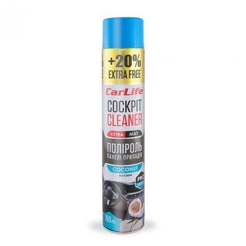 Поліроль торпеди спрей 750ml "Carlife" EXTRA MAT Кокос CF777 (24шт/ящ) 00000062313 фото