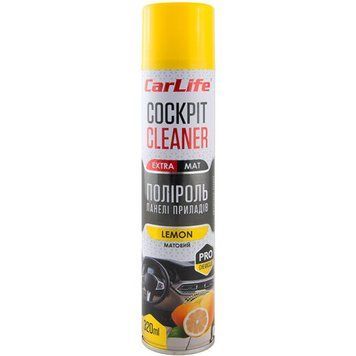 Поліроль торпеди спрей 320ml "Carlife" EXTRA MAT Лимон CF341 (24шт/ящ) 00000057756 фото