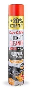 Поліроль торпеди спрей 750ml "Carlife" EXTRA MAT Мультифрукт CF775 (24шт/ящ) 00000065242 фото