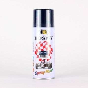 Фарба синя - темна 400ml "Bosny" №28 (12шт/уп) 00000003438 фото