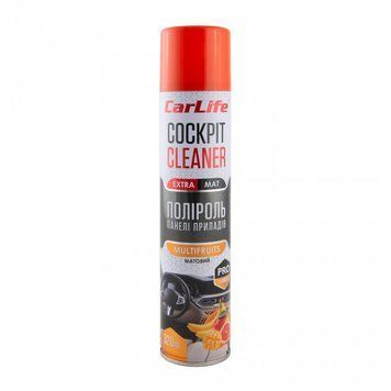 Поліроль торпеди спрей 320ml "Carlife" EXTRA MAT Мультифрукт CF345 (24шт/уп) 00000060532 фото