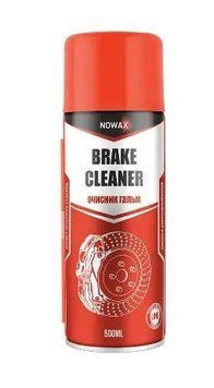 Очищувач гальмівної системи спрей 500ml "Nowax" Brake Cleaner (супорти, диски, барабани) NX50110 00000065412 фото