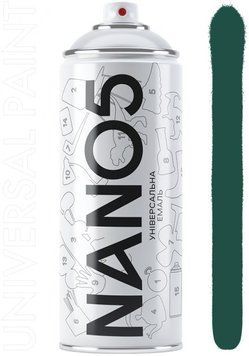 Фарба зелена - темна 400ml "Nano5" N06005 (12шт/уп) 00000061504 фото