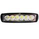 Фара-LED Прямокутник 18W 155*42*40mm (3W*6) 10-30V Ближнє/Flood (07T-18W/40/F) (1шт) 00000042057 фото 5