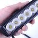 Фара-LED Прямокутник 18W 155*42*40mm (3W*6) 10-30V Ближнє/Flood (07T-18W/40/F) (1шт) 00000042057 фото 4
