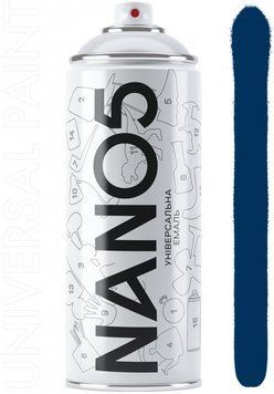 Фарба синя 400ml "Nano5" N05010 (12шт/уп) 00000061502 фото
