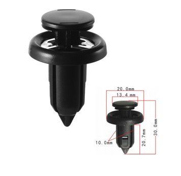 Кліпси C1119 розпірні HONDA, NISSAN (0155309241, 91506-S9A-003, 91506S9A003, 11423) (100шт) 00000068283 фото