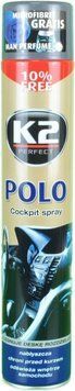 Поліроль торпеди спрей 750ml "K2" Polo Man (Чоловічий аромат) K407MA0 (12шт/ящ) 00000061214 фото