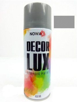 Фарба сіра - срібло 450ml "Nowax" NX48016 (12шт/уп) 00000037402 фото