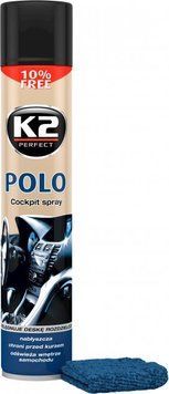 Поліроль торпеди спрей 750ml "K2" Polo Fahren (Нова машина) K4071 (12шт/ящ) 00000062142 фото