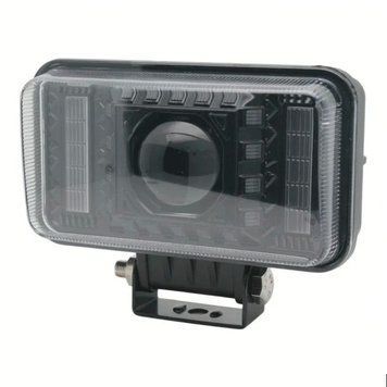 Фара-LED Прямокутник 25W/33W діодна J53-53W Ближнє-біле/дальне-біле/DRL-білий(1шт) 00000070237 фото