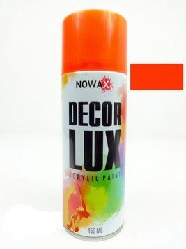 Фарба флуоресцентна 450ml "Nowax" помаранчевий NX48047 (12шт/уп) 00000037428 фото