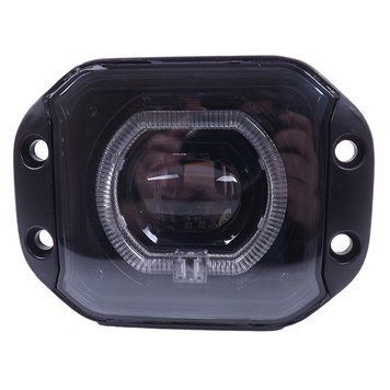 Фара-LED Прямокутник 28W діодна J14-28W+DRL Ближнє-біле/дальне-біле/DRL-білий(1шт) 00000070243 фото