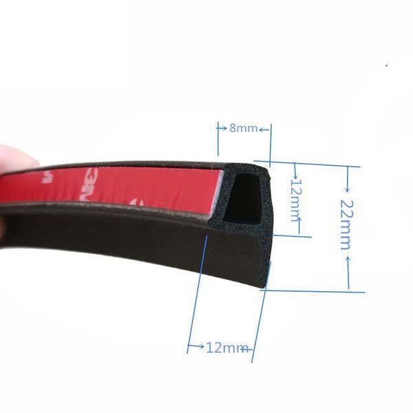 Ущільнювач P-type 23*12мм EPDM 10м 00000067726 фото