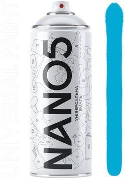 Фарба блакитна 400ml "Nano5" N05015 (12шт/уп) 00000061503 фото