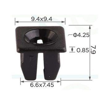Кліпси C0398 під саморіз VW, AUDI, GM (175-853-674, 175853674, 20475950, 20624923, 14608) ( уп.100шт 00000067614 фото