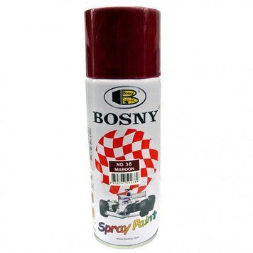 Фарба бордова 400ml "Bosny" №38 (12шт/уп) 00000002124 фото