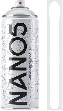 Фарба ґрунт білий 400ml "Nano5" 86554 (12шт/уп) 00000061489 фото