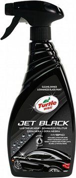 Поліроль кузова 500ml "Turtle Wax" Hybrid Jet Black Spray / приховує подряпку / посил. колір 53203 00000056499 фото