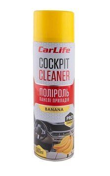 Поліроль торпеди спрей 500ml "Carlife" Cockpit Банан CF504 (24шт/уп) 00000067208 фото