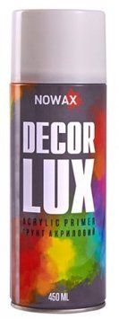 Фарба грунт білий 450ml "Nowax" NX48048 (12шт/уп) 00000065409 фото