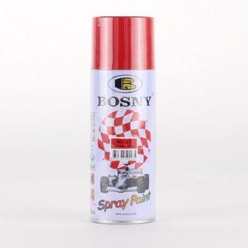 Фарба червона насичена 400ml "Bosny" №23 (12шт/уп) 00000002117 фото