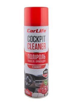Поліроль торпеди спрей 500ml "Carlife" Cockpit Вишня CF511 (24шт/уп) 00000067214 фото