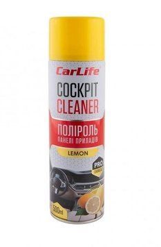 Поліроль торпеди спрей 500ml "Carlife" Cockpit Лимон CF503 (24шт/уп) 00000067207 фото