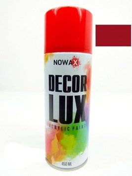 Фарба червоний рубін 450ml "Nowax" NX48024 (12шт/уп) 00000037410 фото