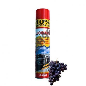 Поліроль торпеди спрей 750ml "Plak" Виноград (24шт/ящ) 00000045188 фото