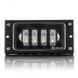 Додаткові фари LED - ВАЗ 2110-15 60W (4*15W) ДХО 8W Лінза,Рамка,рег.накл 174*84*46мм IP68 (1шт) 00000058912 фото 2