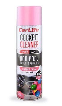 Поліроль торпеди спрей 500ml "Carlife" EXTRA MAT Жуйка CF528 (24шт/ящ) 00000067218 фото