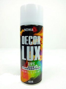 Фарба температурна біла 450ml "Nowax" NX48039 +370&deg;С (12шт/уп) 00000037431 фото