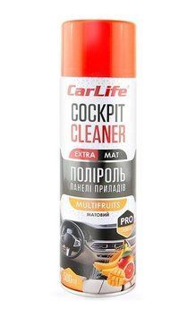 Поліроль торпеди спрей 500ml "Carlife" EXTRA MAT Мультифрукт CF525 (24шт/уп) 00000067217 фото
