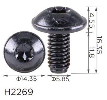 Гвинт H2269 VOLKSWAGEN, SKODA M6 (N10406505, 19211) ( уп. 100 шт.) 00000068523 фото