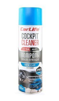 Поліроль торпеди спрей 500ml "Carlife" EXTRA MAT Нова машина CF524 (24шт/уп) 00000067216 фото