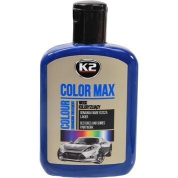 Поліроль кузова крем 250ml Синій "K2" K020Blue Color Max / приховує подряпку / посил. колір (6) 00000064036 фото
